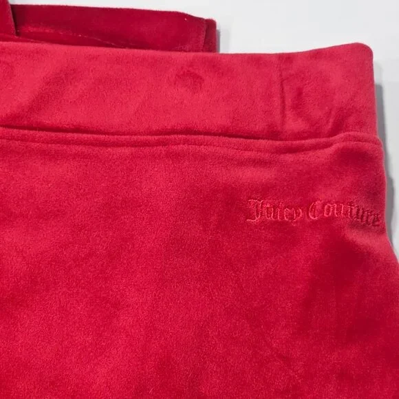 Juicy Couture Velour Sweatpants Size 3X Coco Red - Picture 7 of 8